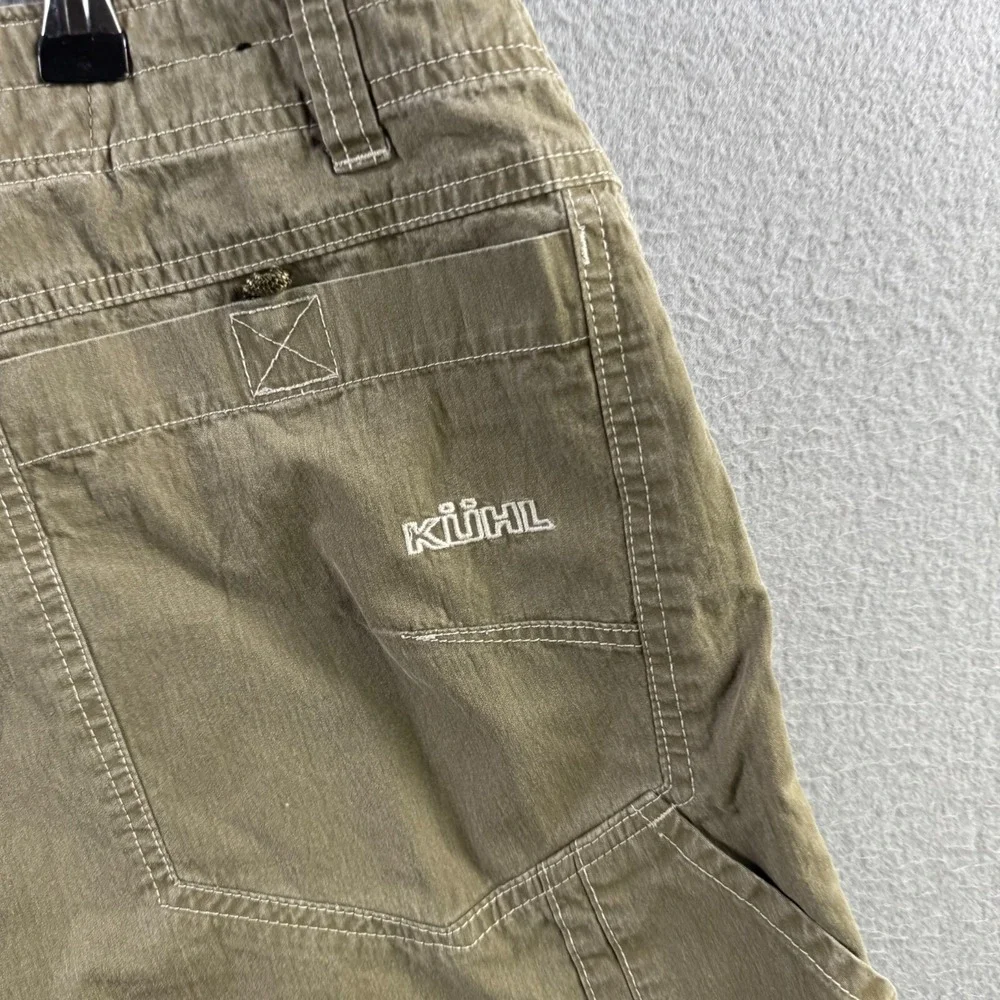 Kuhl Shorts Mens 40 Beige Cargo Cotton Nylon Blend Outdoor Work Hiking Camping - Picture 7 of 16